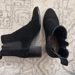 Banana Republic Black Suede Boots